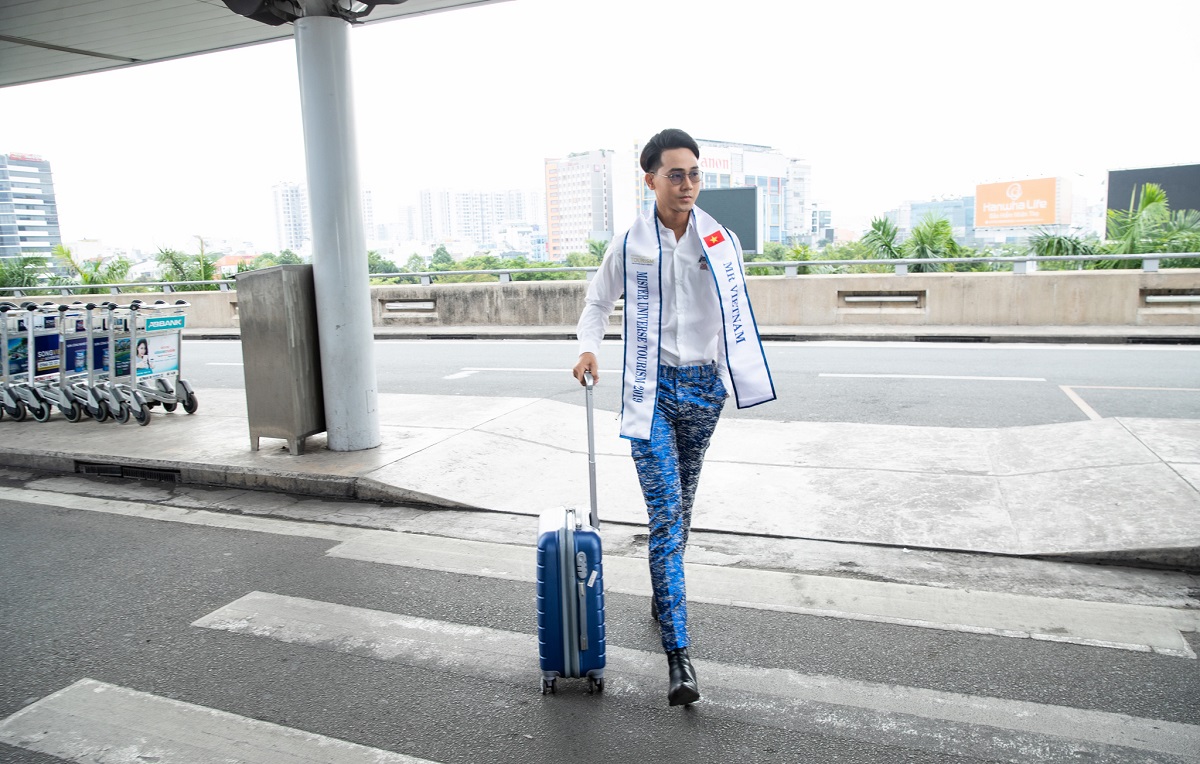 Nguyễn Luân lặng lẽ sang Philippines dự thi 'Mister Universe Tourism 2019' - Ảnh 3